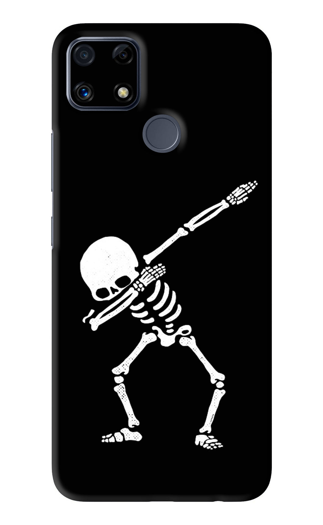 Dabbing Skeleton Art Realme C25 Back Skin Wrap
