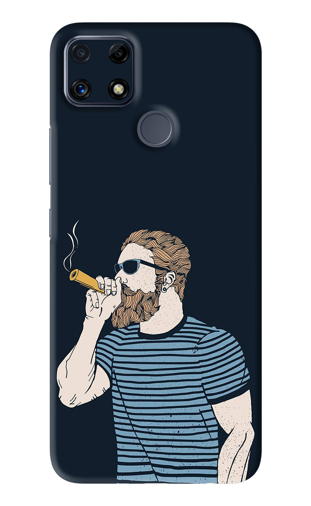 Smoking Realme C25 Back Skin Wrap