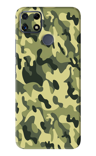 Camouflage Realme C25 Back Skin Wrap