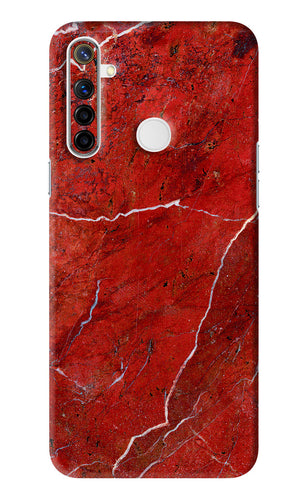 Red Marble Design Realme Narzo 10 Back Skin Wrap