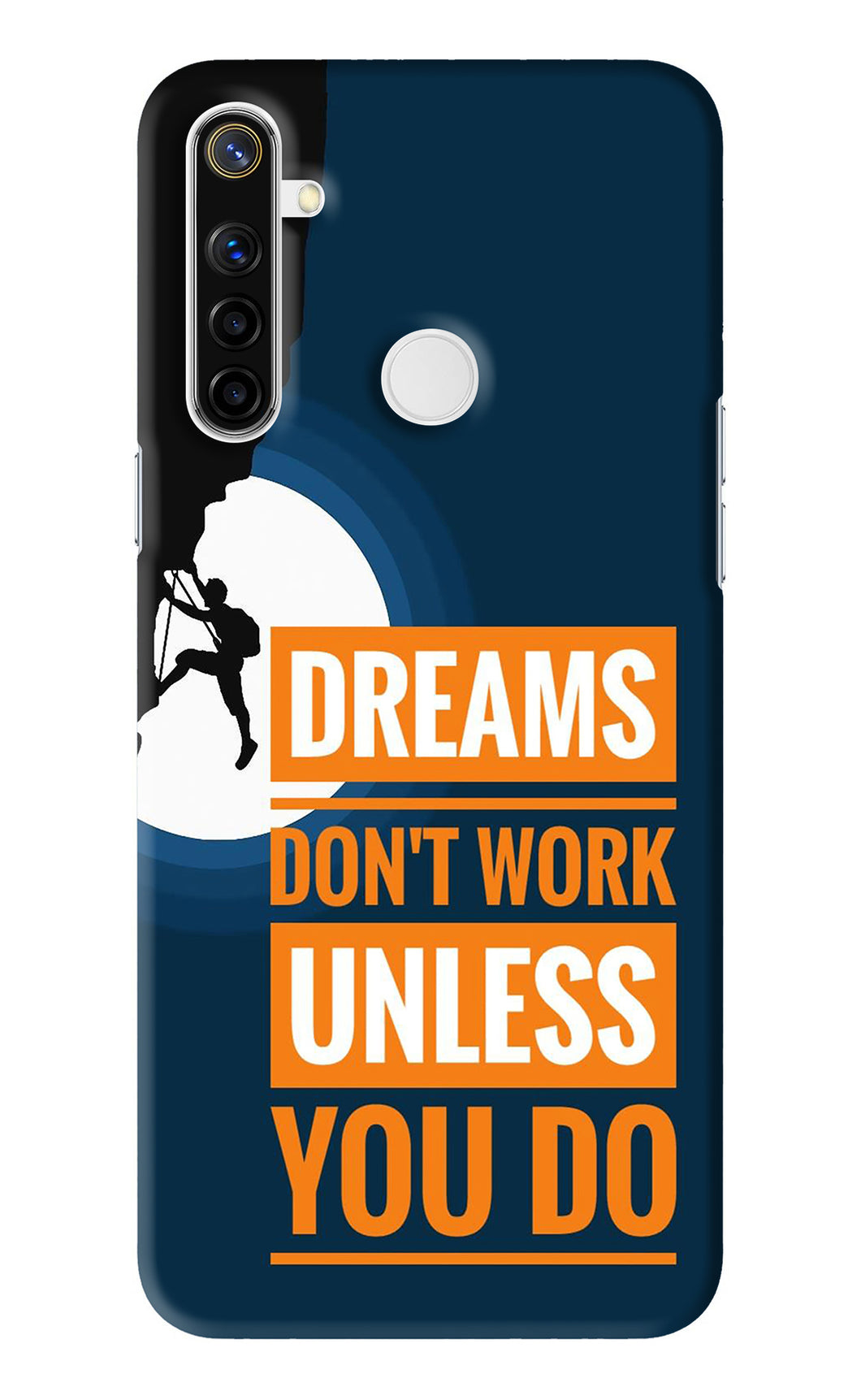 Dreams Don’T Work Unless You Do Realme Narzo 10 Back Skin Wrap