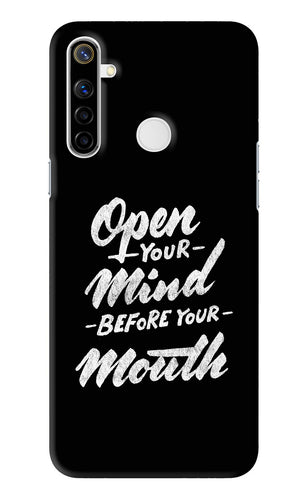 Open Your Mind Before Your Mouth Realme Narzo 10 Back Skin Wrap