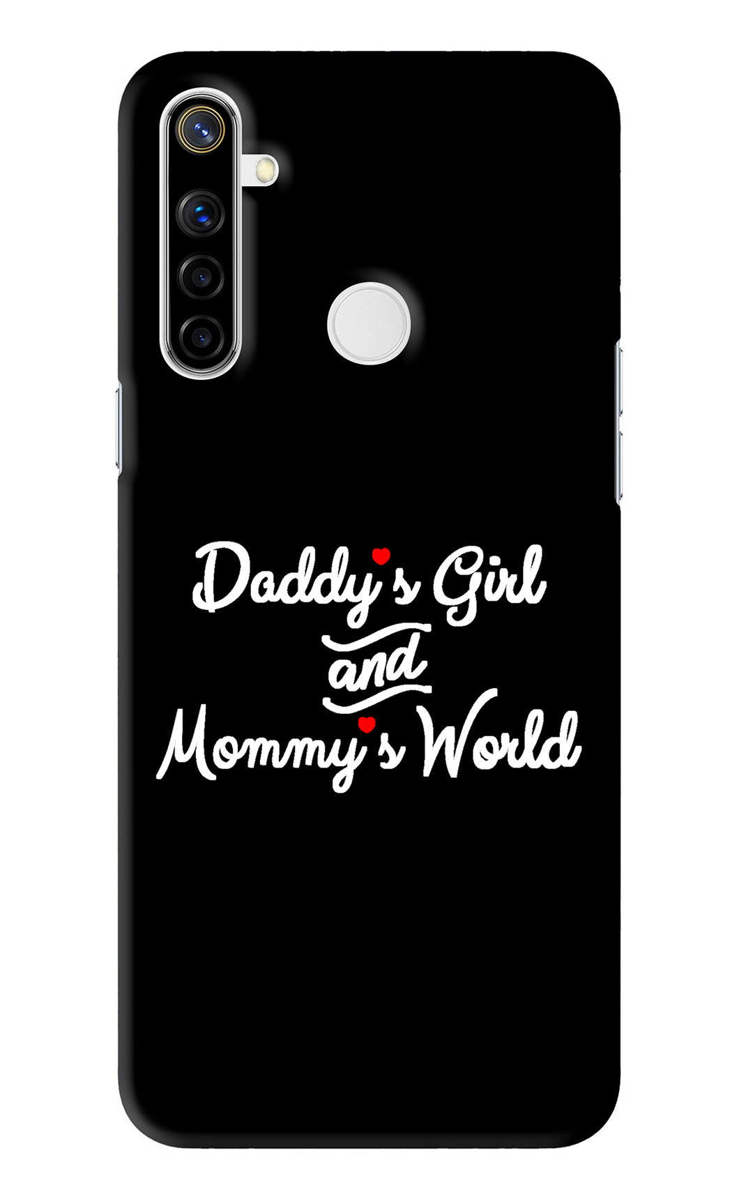 Daddy's Girl and Mommy's World Realme Narzo 10 Back Skin Wrap