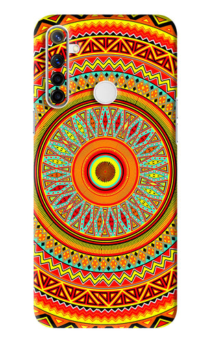 Mandala Pattern Realme Narzo 10 Back Skin Wrap