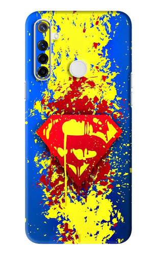 Superman logo Realme Narzo 10 Back Skin Wrap