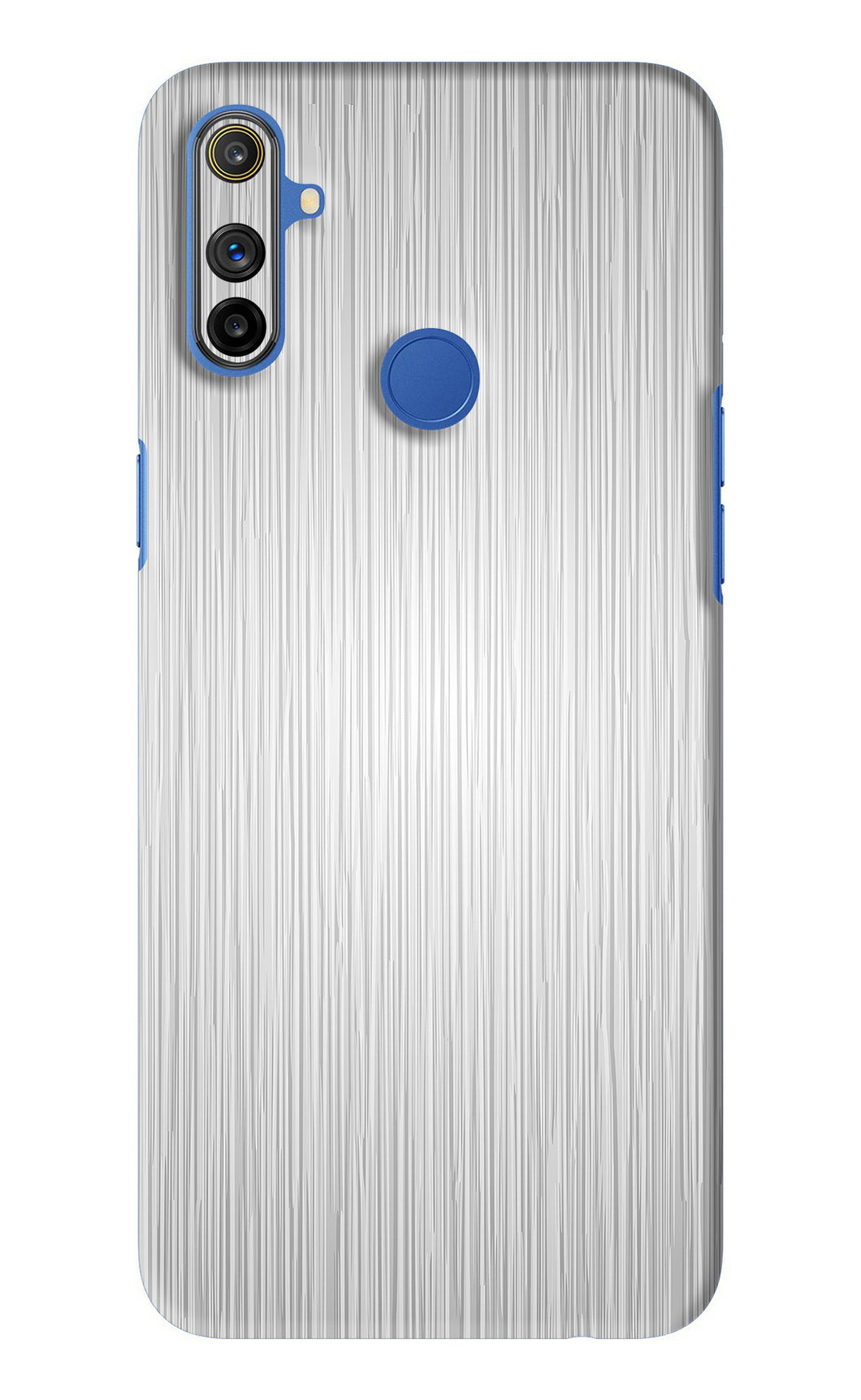 Wooden Grey Texture Realme Narzo 10A Back Skin Wrap