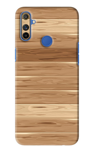 Wooden Vector Realme Narzo 10A Back Skin Wrap
