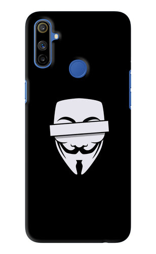 Anonymous Face Realme Narzo 10A Back Skin Wrap