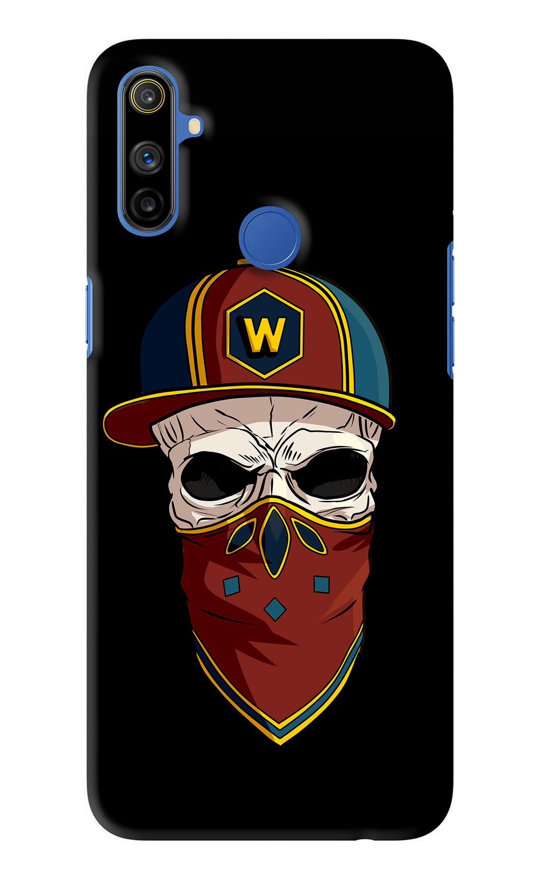 Skull Realme Narzo 10A Back Skin Wrap