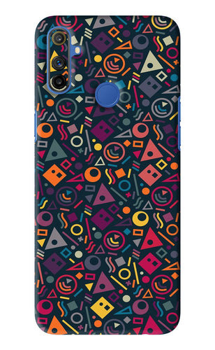 Geometric Abstract Realme Narzo 10A Back Skin Wrap