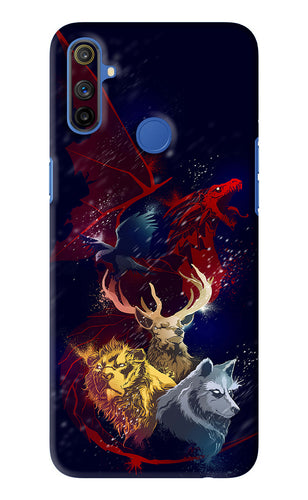 Game Of Thrones Realme Narzo 10A Back Skin Wrap