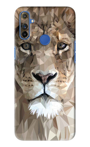 Lion Art Realme Narzo 10A Back Skin Wrap