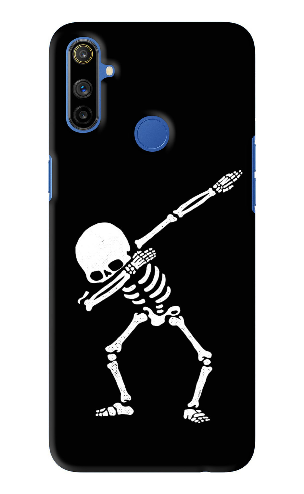 Dabbing Skeleton Art Realme Narzo 10A Back Skin Wrap