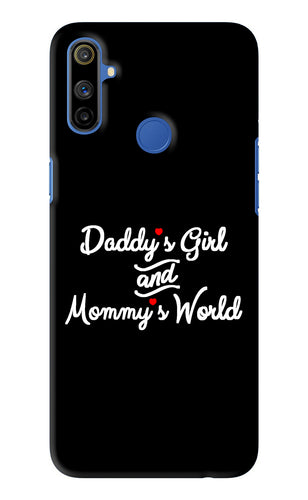 Daddy's Girl and Mommy's World Realme Narzo 10A Back Skin Wrap