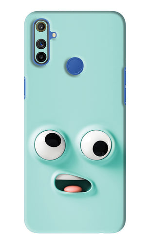 Silly Face Cartoon Realme Narzo 10A Back Skin Wrap