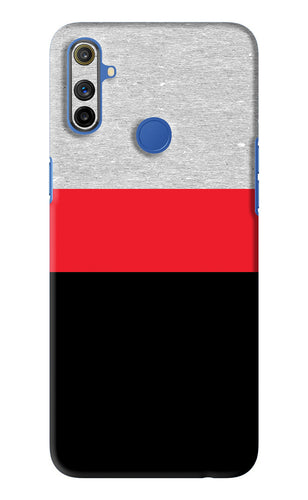 Tri Color Pattern Realme Narzo 10A Back Skin Wrap