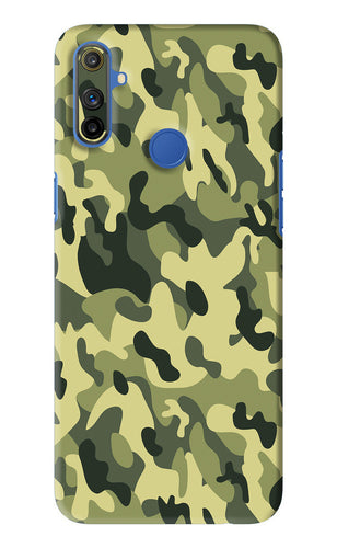 Camouflage Realme Narzo 10A Back Skin Wrap