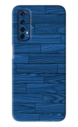 Blue Wooden Texture Realme Narzo 20 Pro Back Skin Wrap