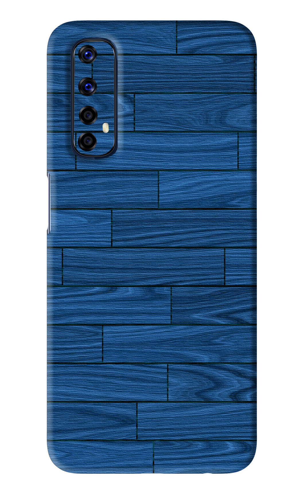 Blue Wooden Texture Realme Narzo 20 Pro Back Skin Wrap
