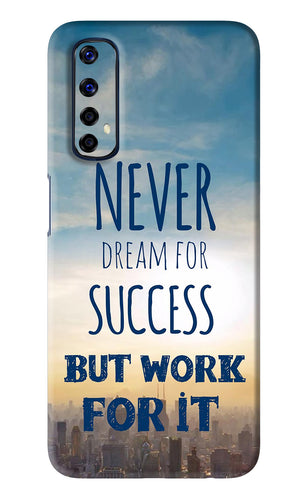 Never Dream For Success But Work For It Realme Narzo 20 Pro Back Skin Wrap