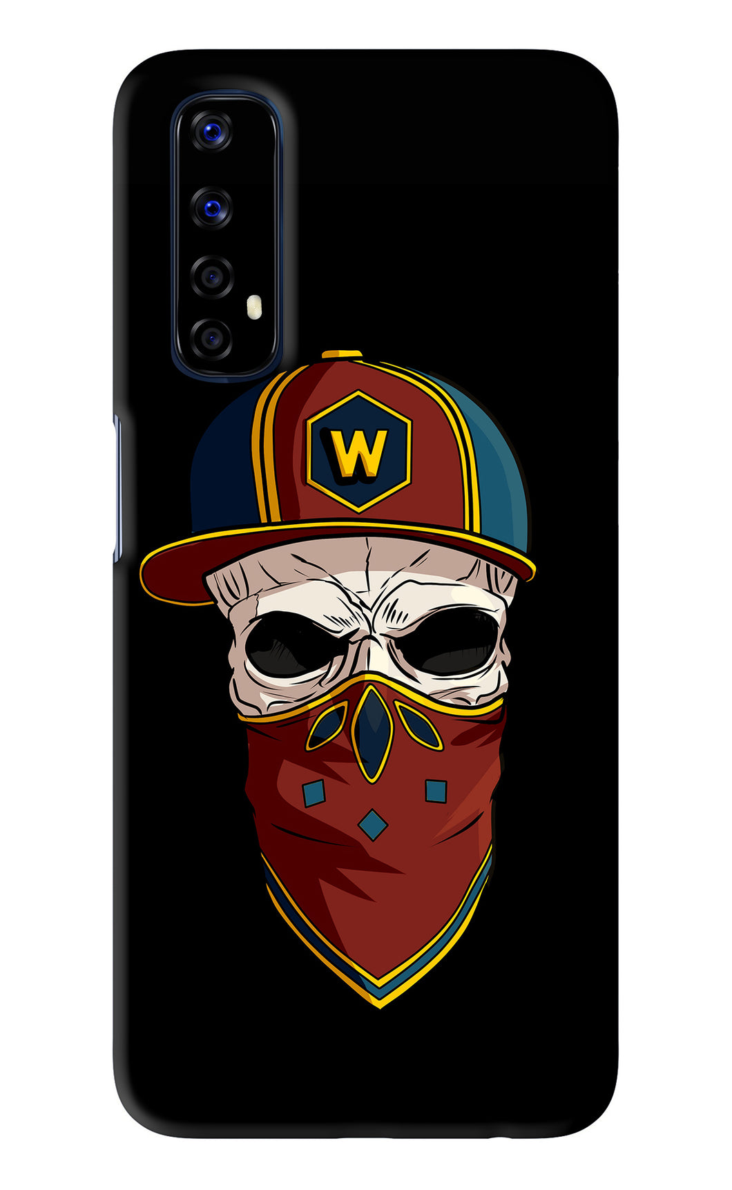 Skull Realme Narzo 20 Pro Back Skin Wrap