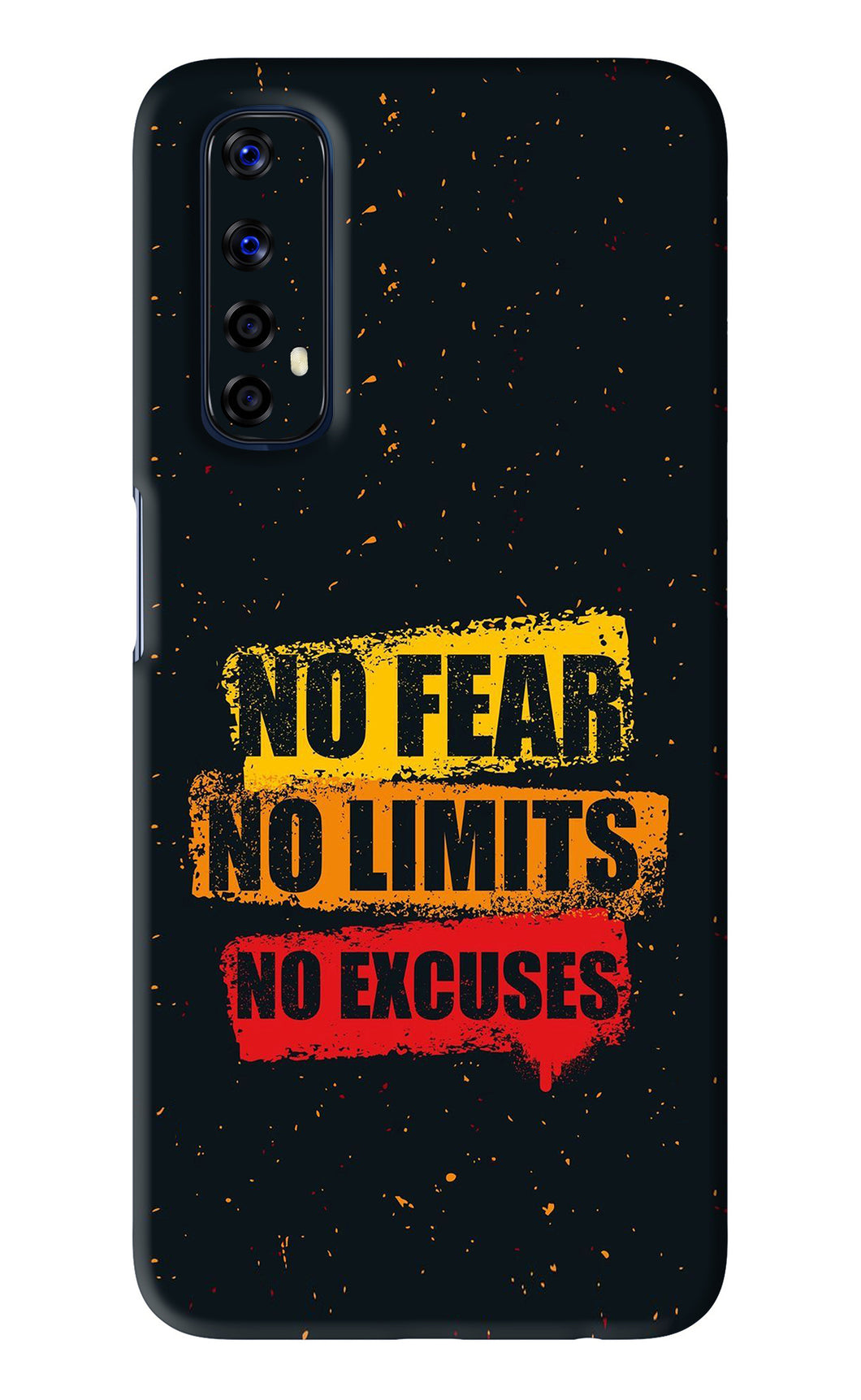 No Fear No Limits No Excuses Realme Narzo 20 Pro Back Skin Wrap