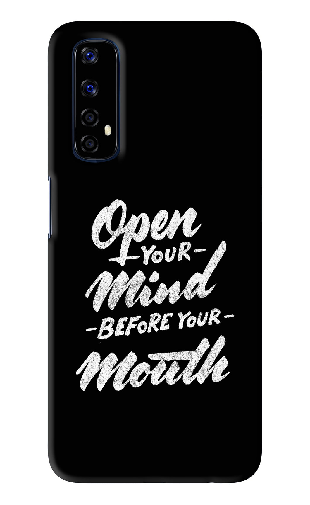 Open Your Mind Before Your Mouth Realme Narzo 20 Pro Back Skin Wrap