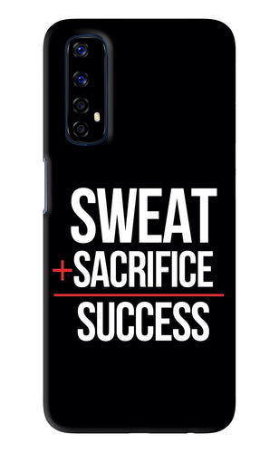 Sweat Sacrifice Success Realme Narzo 20 Pro Back Skin Wrap