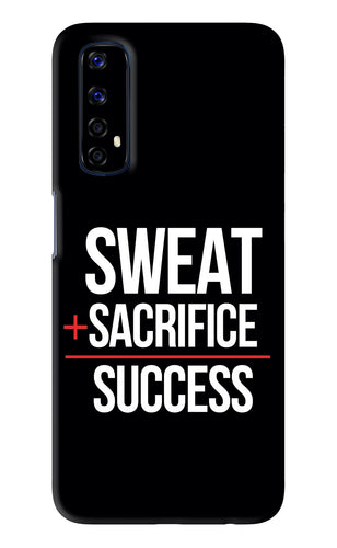 Sweat Sacrifice Success Realme Narzo 20 Pro Back Skin Wrap