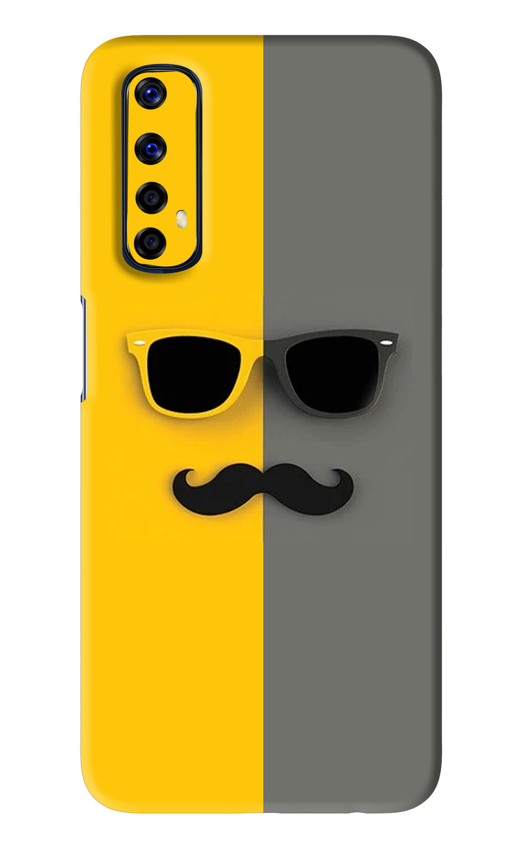 Sunglasses with Mustache Realme Narzo 20 Pro Back Skin Wrap
