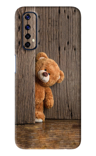 Teddy Wooden Realme Narzo 20 Pro Back Skin Wrap