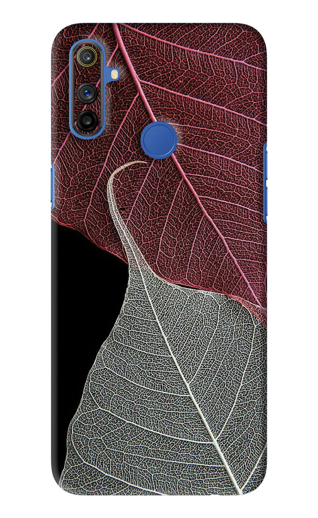 Leaf Pattern Realme Narzo 20A Back Skin Wrap