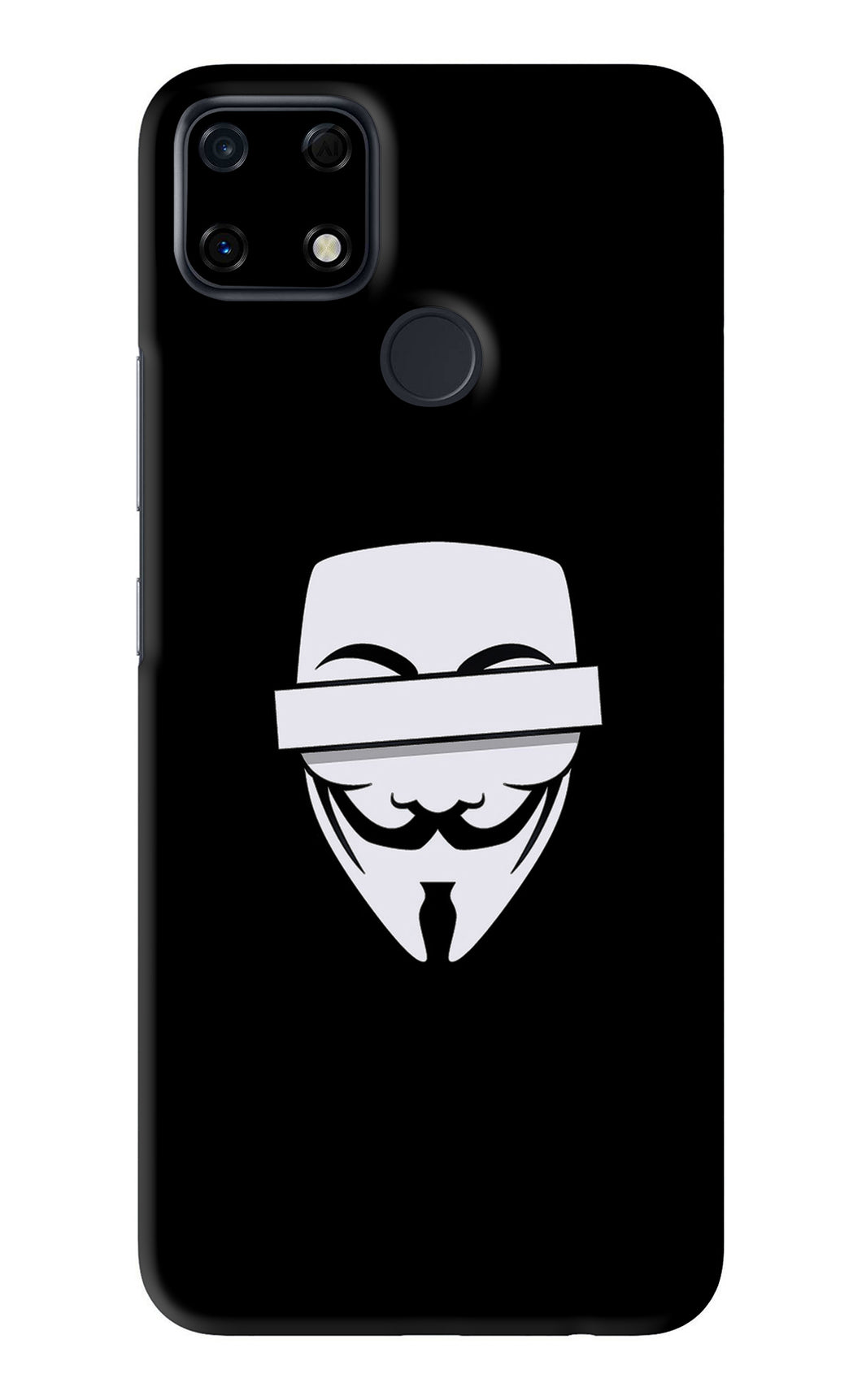 Anonymous Face Realme Narzo 30A Back Skin Wrap
