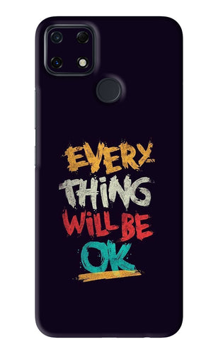 Everything Will Be Ok Realme Narzo 30A Back Skin Wrap