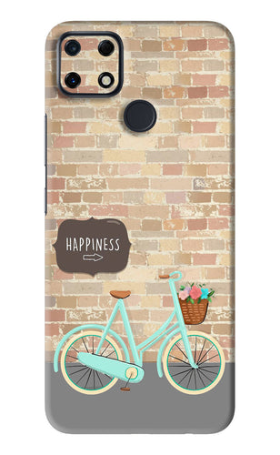Happiness Artwork Realme Narzo 30A Back Skin Wrap