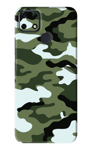 Camouflage 1 Realme Narzo 30A Back Skin Wrap