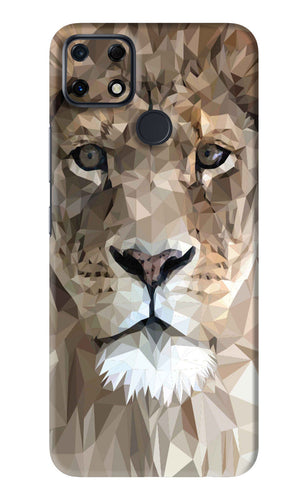 Lion Art Realme Narzo 30A Back Skin Wrap