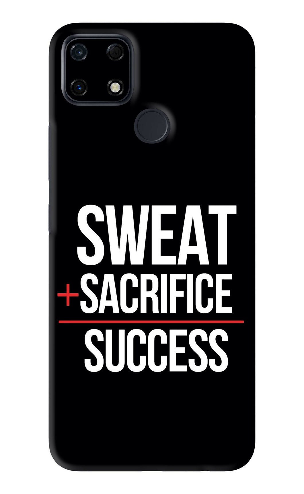 Sweat Sacrifice Success Realme Narzo 30A Back Skin Wrap