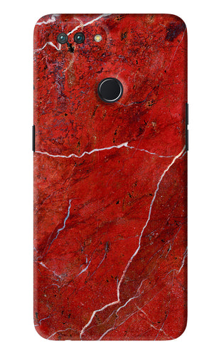 Red Marble Design Realme U1 Back Skin Wrap