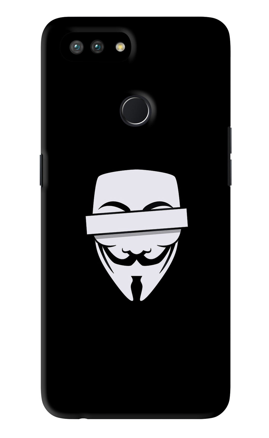 Anonymous Face Realme U1 Back Skin Wrap