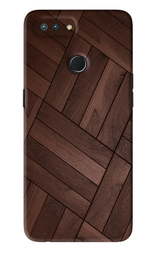 Wooden Texture Design Realme U1 Back Skin Wrap