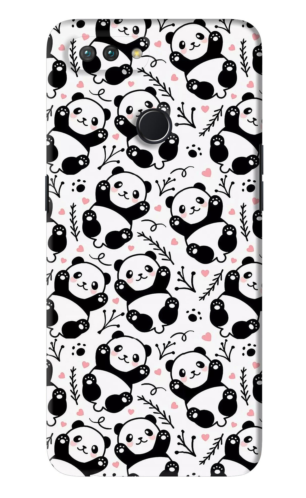 Cute Panda Realme U1 Back Skin Wrap