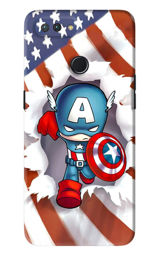 Captain America Realme U1 Back Skin Wrap