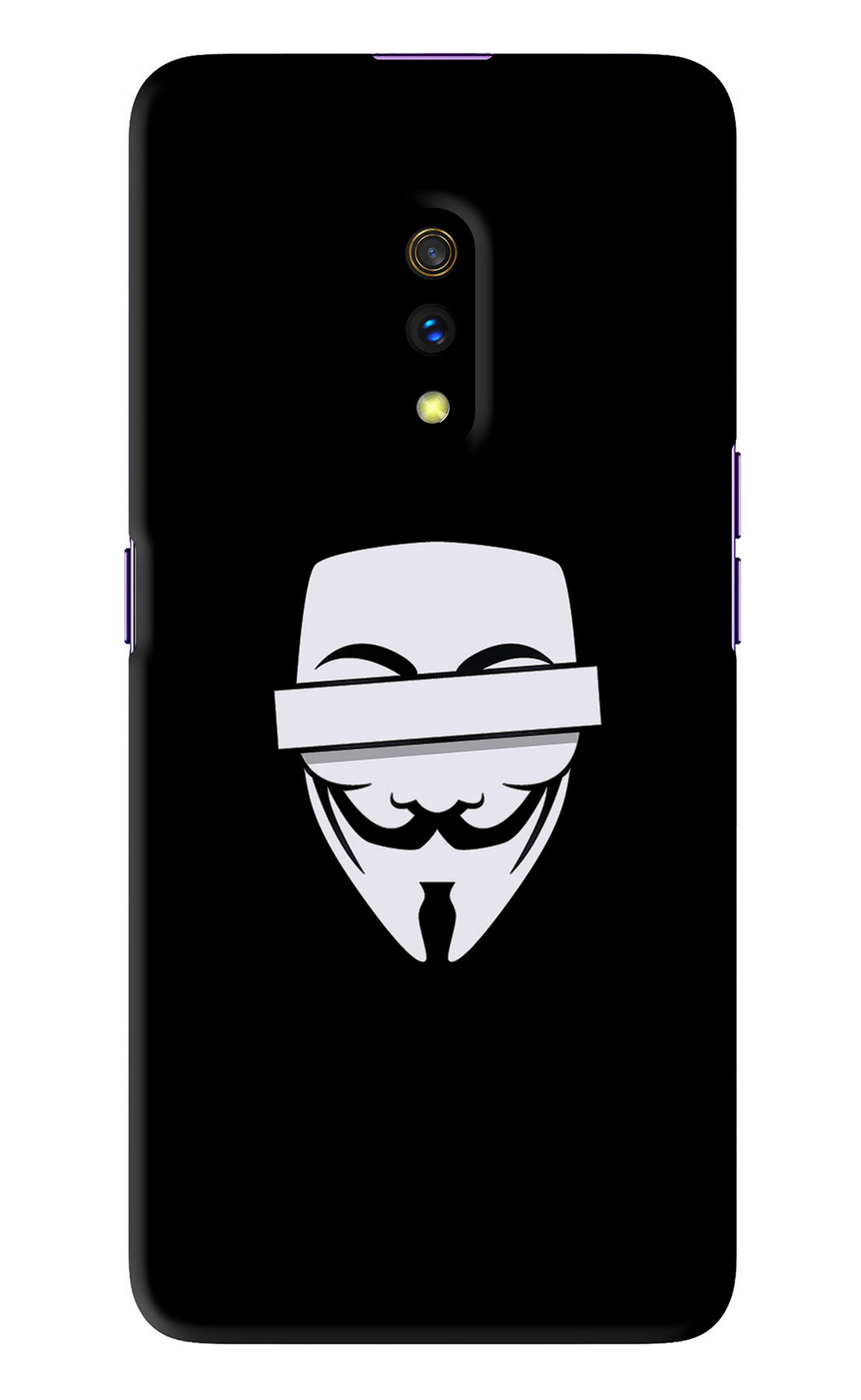 Anonymous Face Realme X Back Skin Wrap