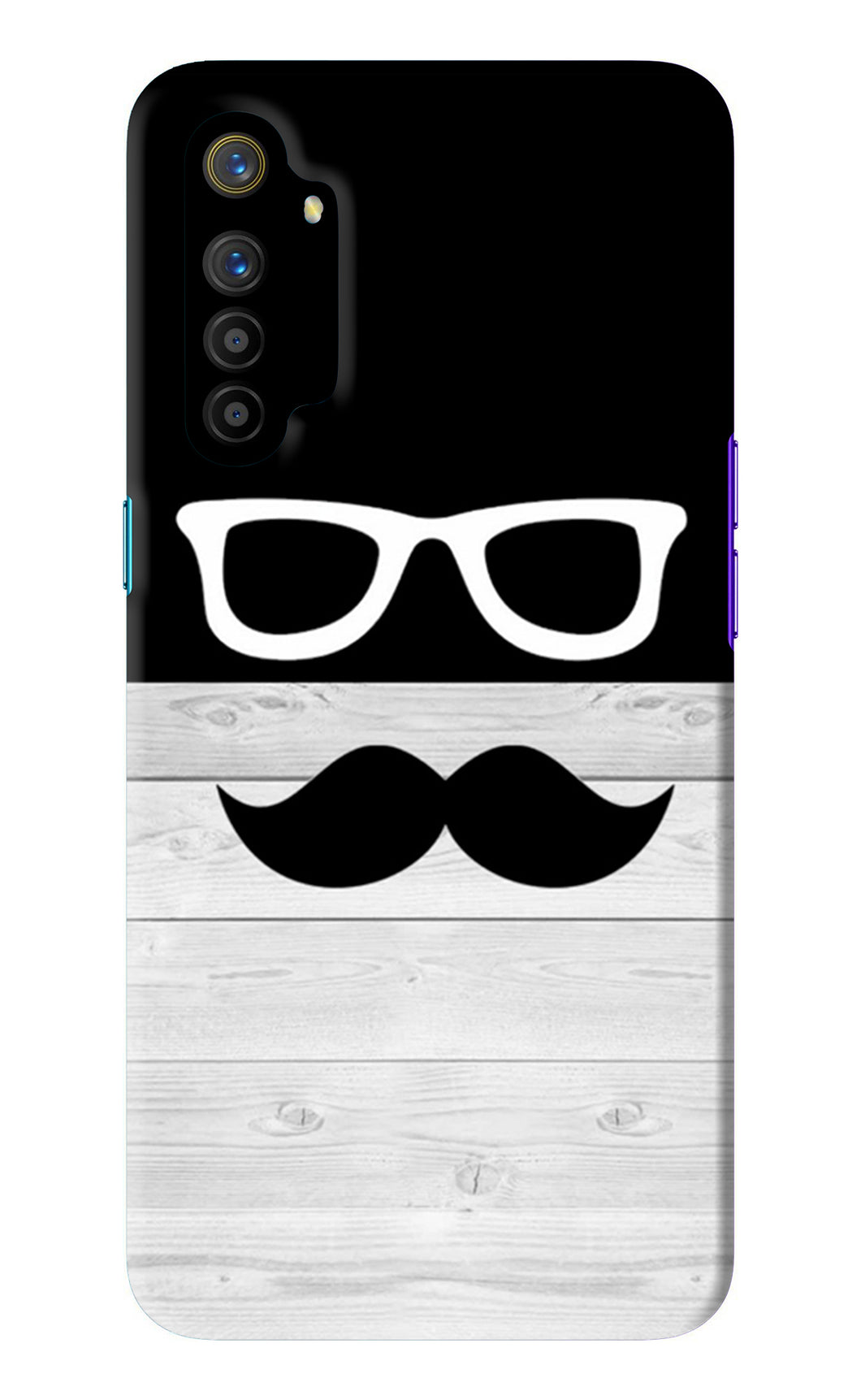 Mustache Realme X2 Back Skin Wrap