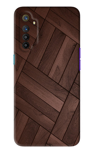 Wooden Texture Design Realme X2 Back Skin Wrap