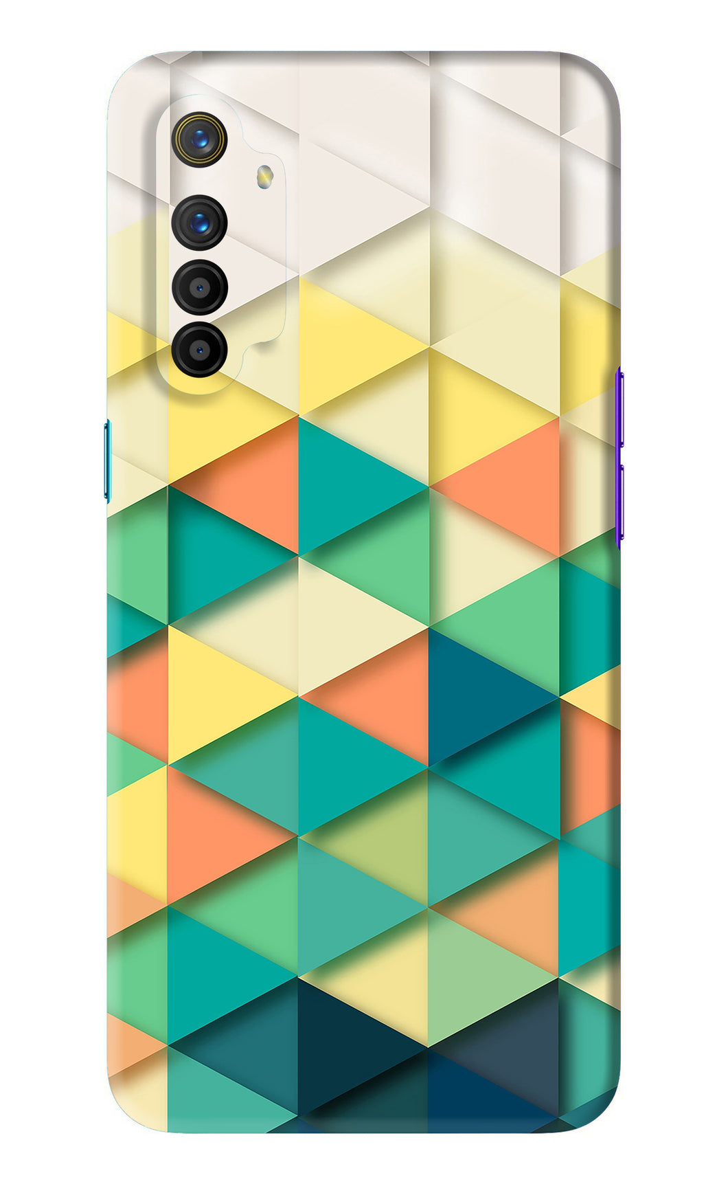 Abstract 1 Realme X2 Back Skin Wrap