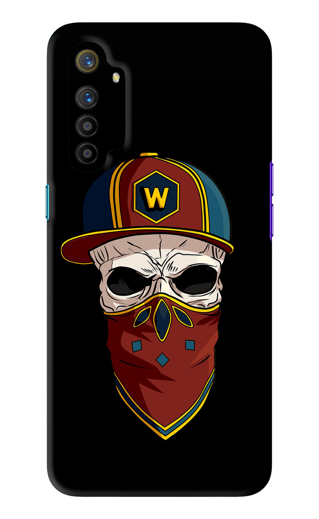 Skull Realme X2 Back Skin Wrap