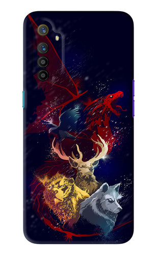 Game Of Thrones Realme X2 Back Skin Wrap