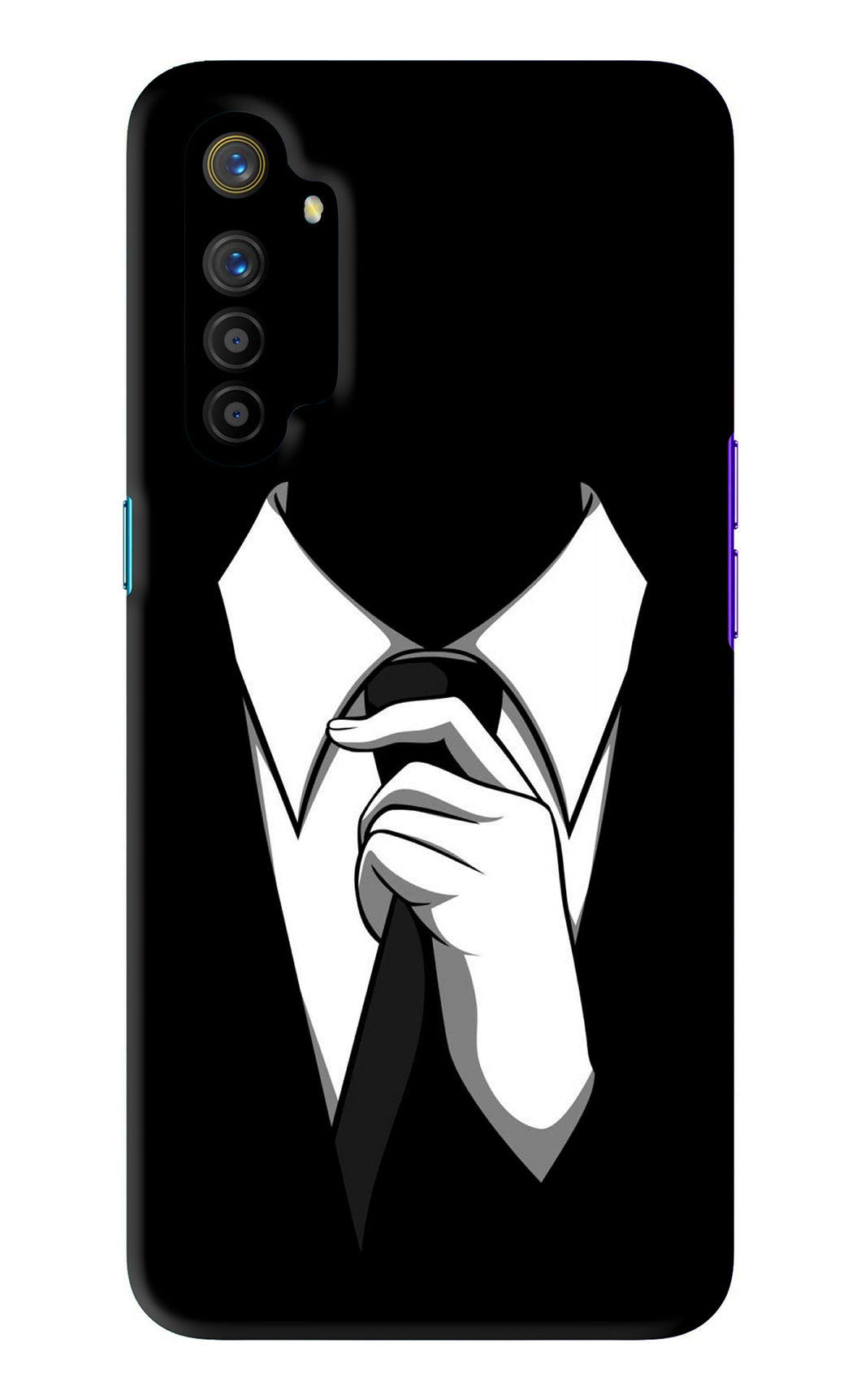Black Tie Realme X2 Back Skin Wrap